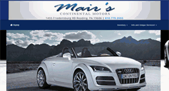 Desktop Screenshot of mairscontinentalmotors.com